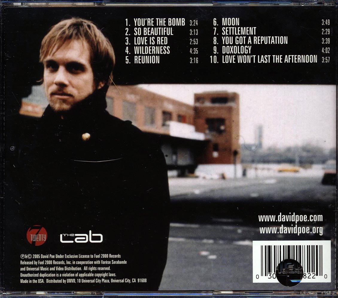 David Poe - Love Is Red (marked/ltd stock)