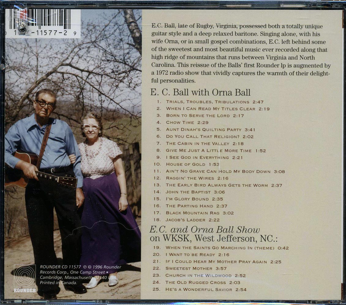 EC Ball, Orna Ball - EC Ball With Orna Ball (25 tracks) (marked/ltd stock) (remastered)