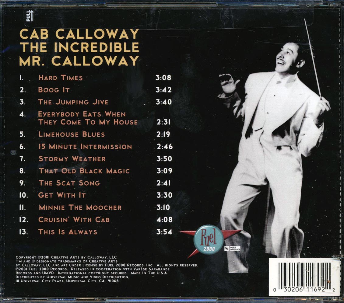 Cab Calloway - The Fabulous Mr. Calloway (marked/ltd stock)