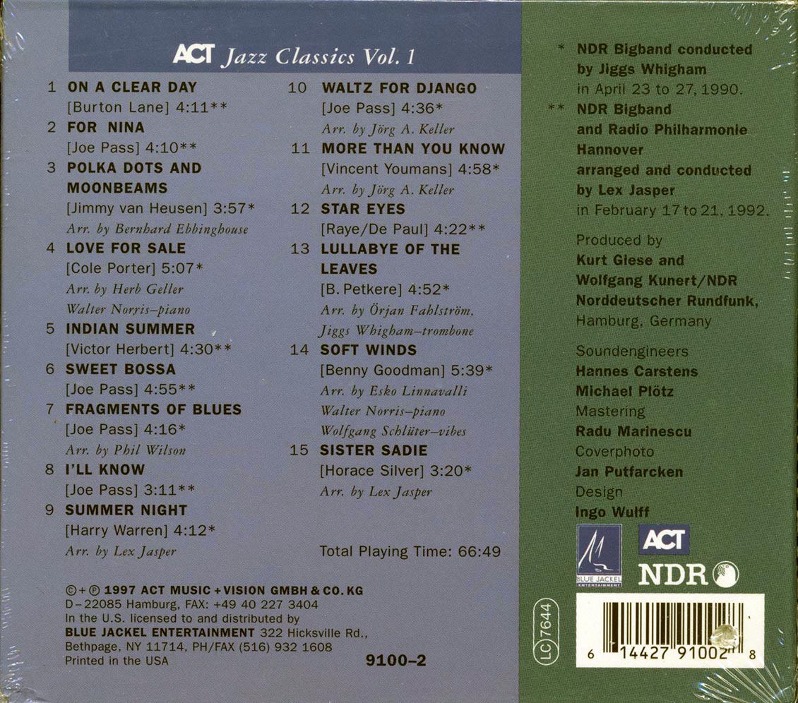 Joe Pass - In Hamburg (marked/ltd stock) (deluxe 3-fold digipak)