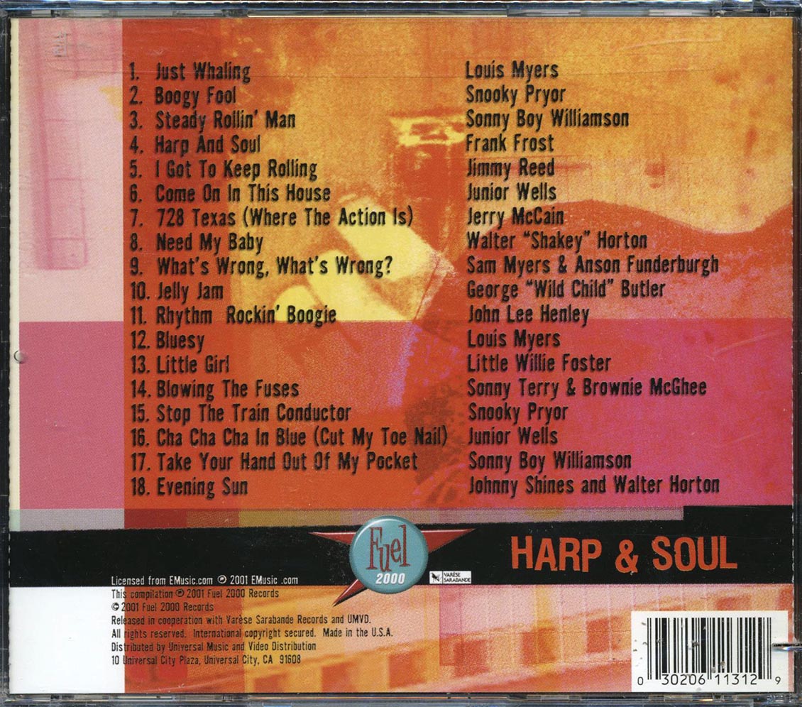Louis Myers, Snooky Pryor, Frank Frost, Etc. - Harp & Soul (marked/ltd stock) (remastered)