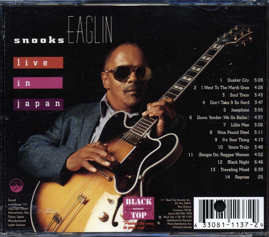 Snooks Eaglin - Live In Japan (marked/ltd stock)