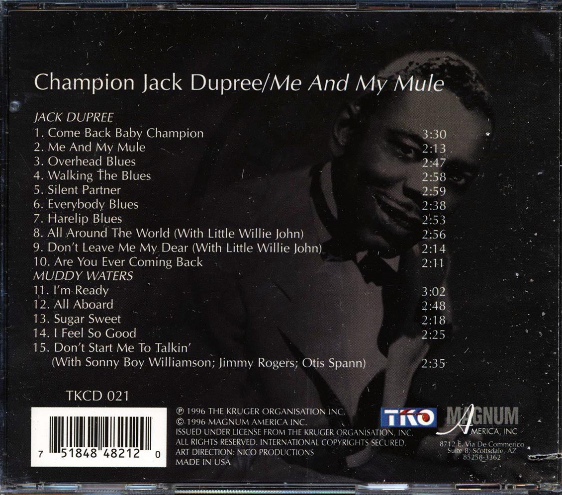 Champion Jack Dupree, Muddy Waters - Me And My Mule (marked/ltd stock)