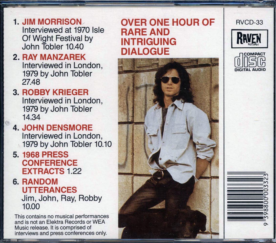 The Doors - Opening The Doors Of Perception: Rare Interviews With Jim Morrison, Ray Manzarek, Robby Krieger & John Densmore