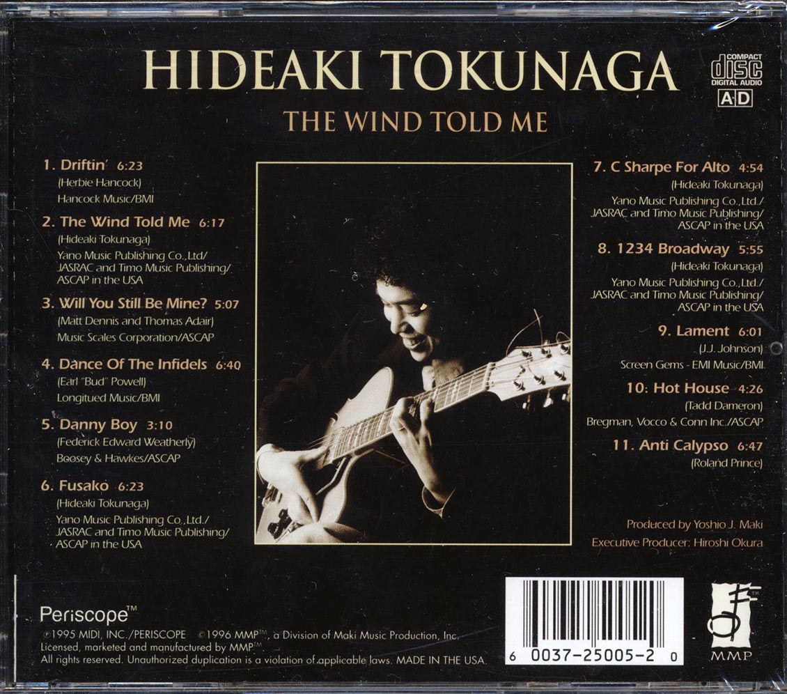 Hideaki Tokunaga - The Wind Told Me
