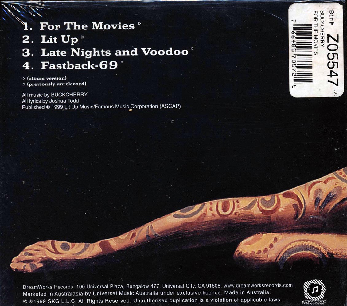 Buckcherry - For The Movies