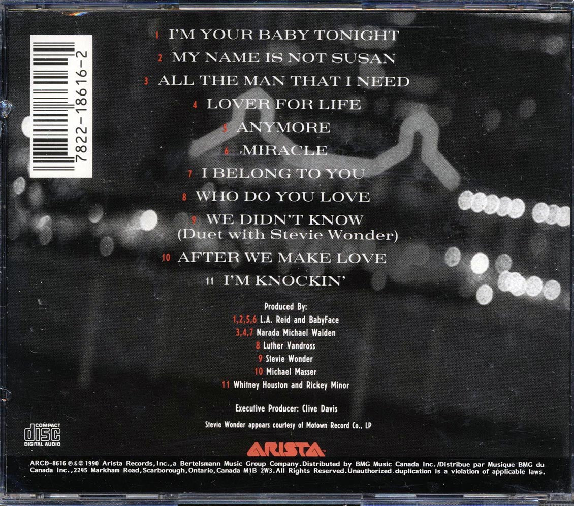 Whitney Houston - I'm Your Baby Tonight
