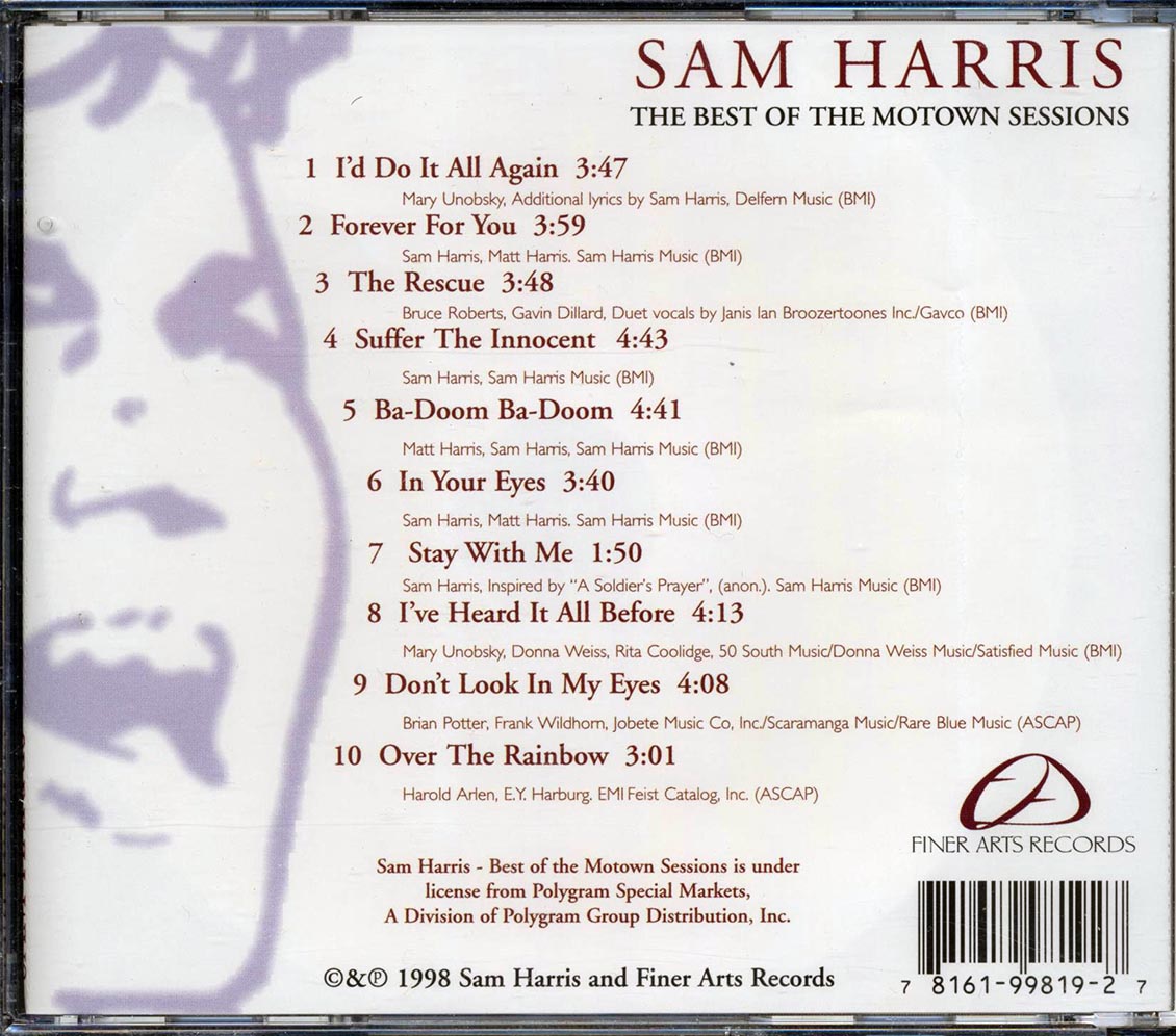 Sam Harris - The Best Of The Motown Sessions