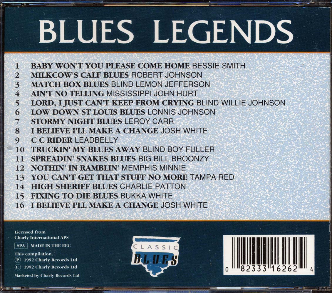Robert Johnson, Blind Lemon Jefferson, Leadbelly, Etc. - Blues Legends: Low Down St. Louis Blues