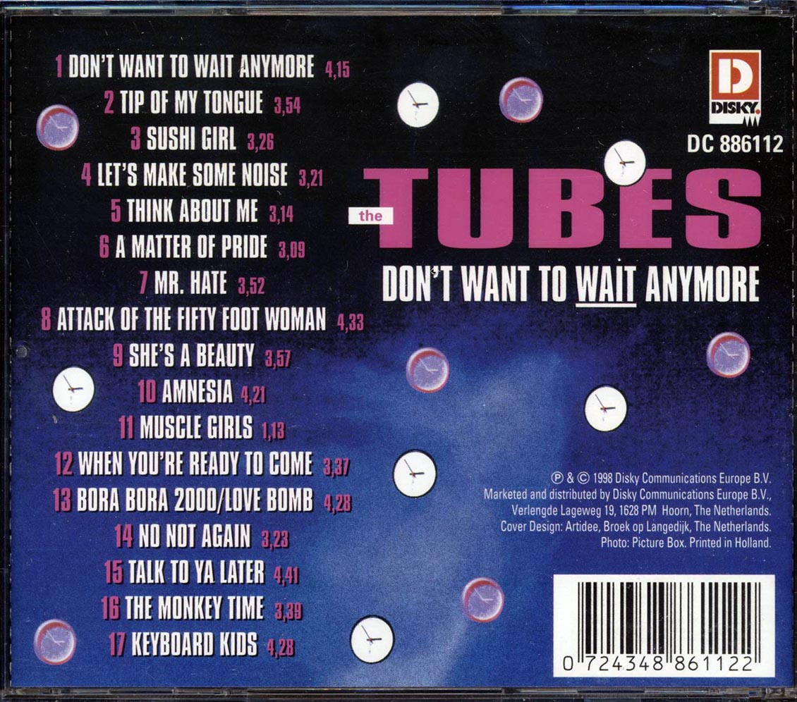 The Tubes - Don't Want To Wait Anymore