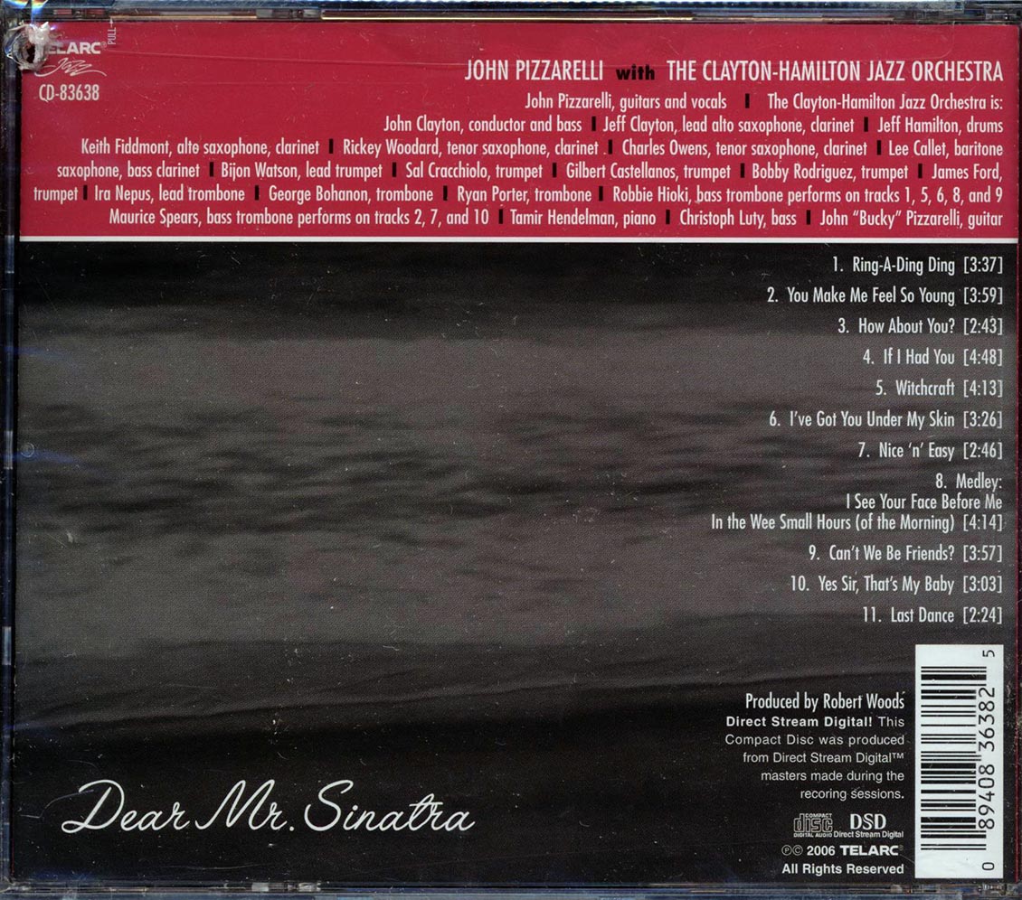John Pizzarelli, Clayton-Hamilton Jazz Orchestra - Dear Mr. Sinatra