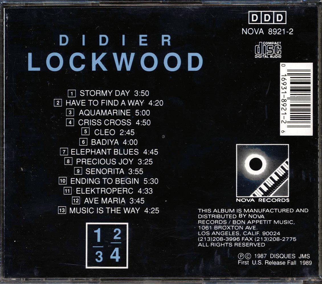 Didier Lockwood - 1 2 3 4