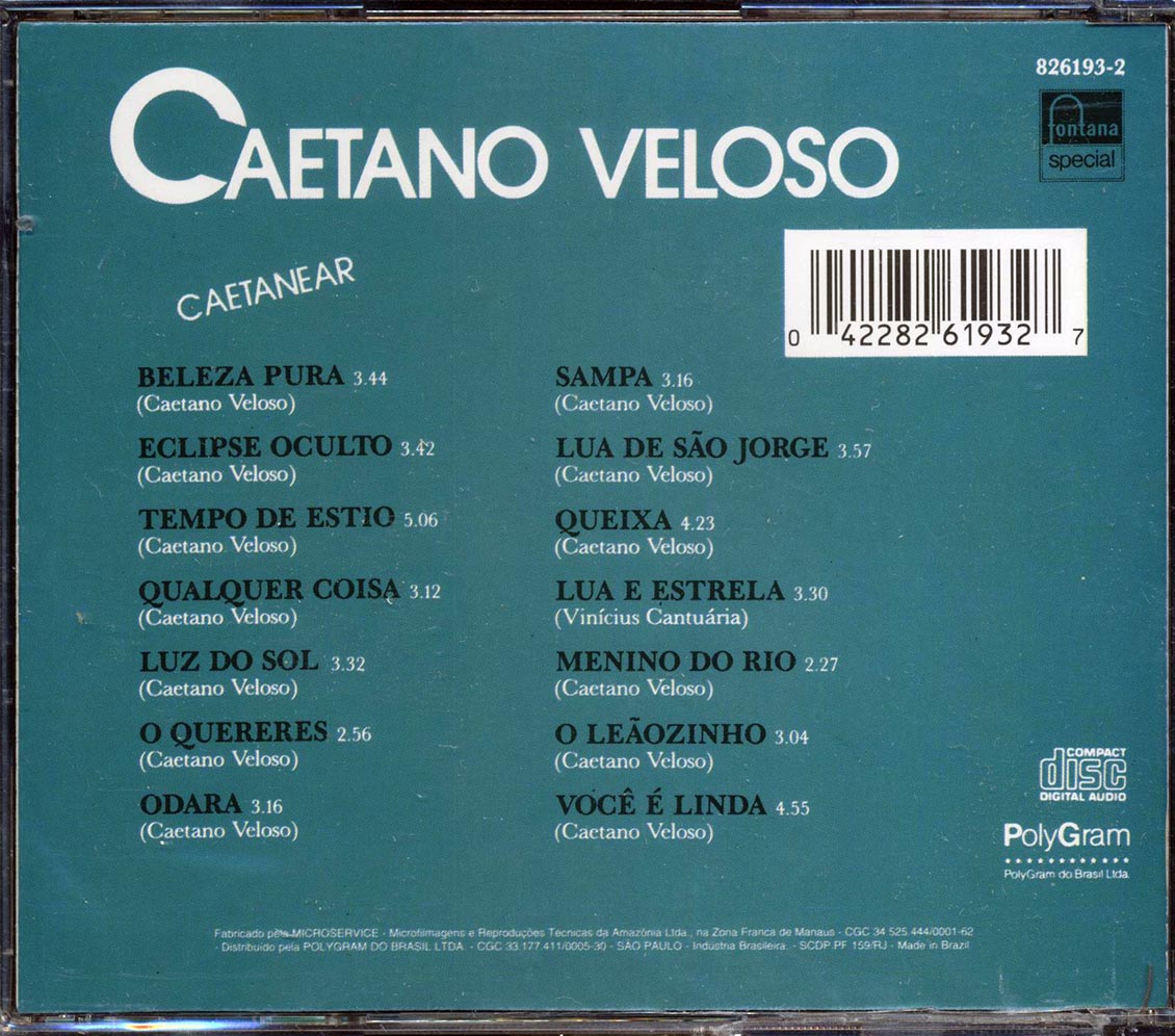 Caetano Veloso - Caetanear