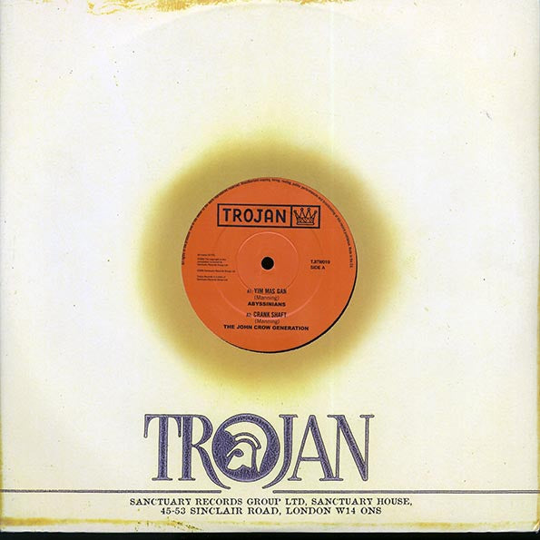 The Abyssinians - Yim Mas Gan;  The John Crow Generation - Crank Shaft  /  Big Joe - Mas Gan;  Mas Gan Version