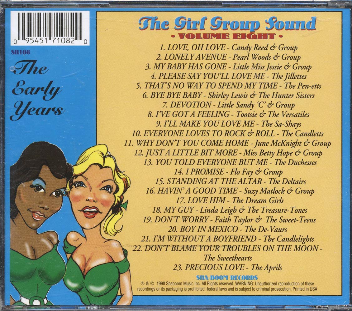 Pearl Woods, Little Miss Jessie, The Jillettes, Etc. - The Girl Group Sound Volume 8 (23 tracks)