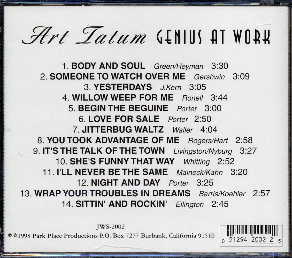 Art Tatum - Genius At Work