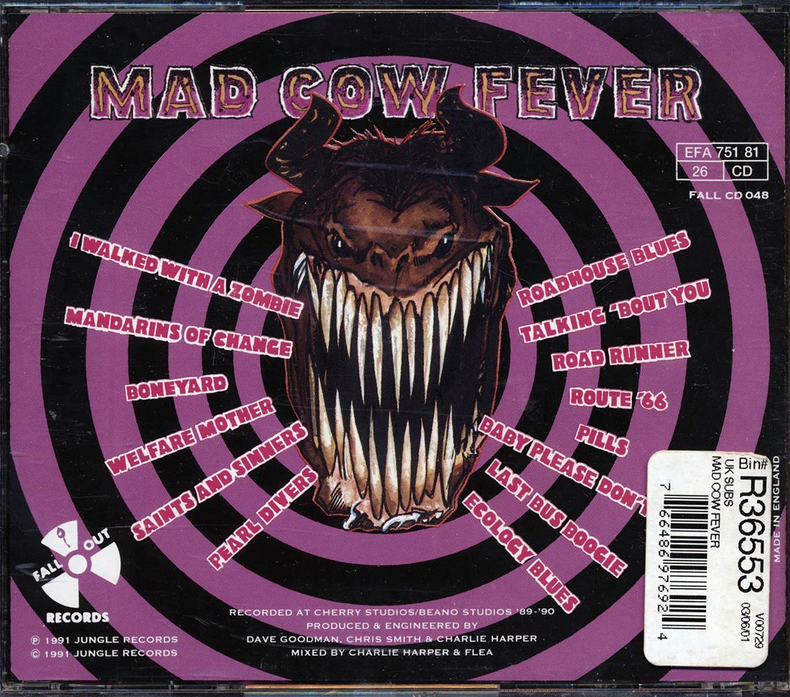 UK Subs - Mad Cow Fever