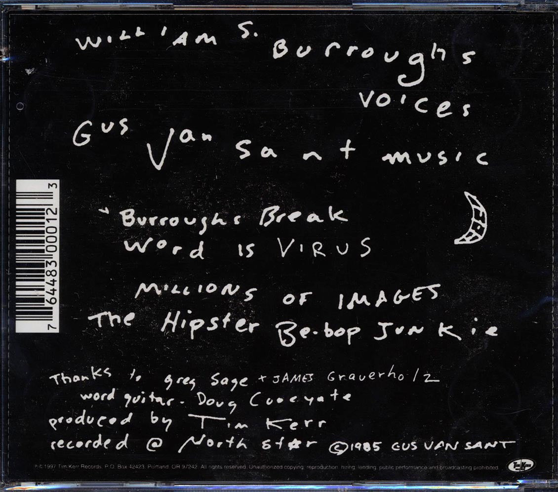 William S Burroughs, Gus Van Sant - The Elvis Of Letters (marked/ltd stock)