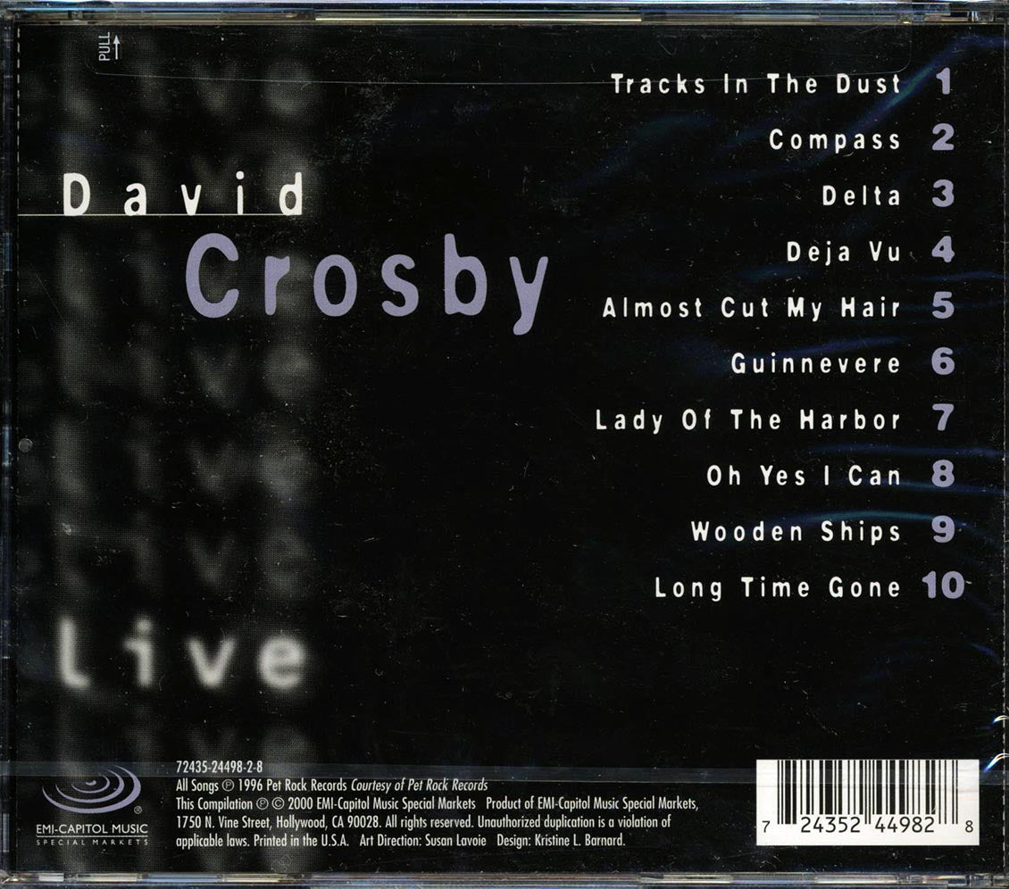 David Crosby - David Crosby Live