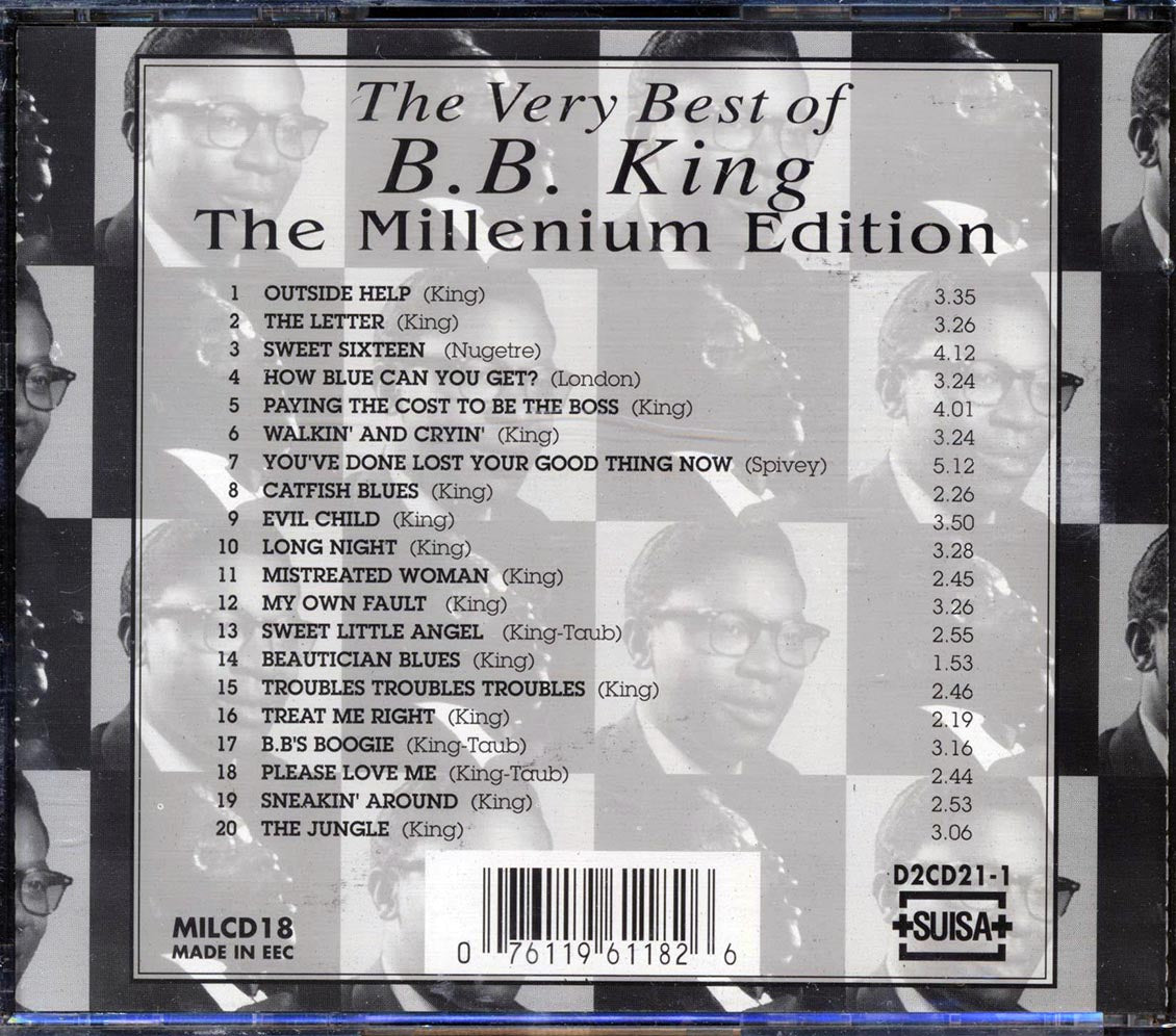 BB King - The Very Best Of BB King: The Millennium Edition (20 tracks)