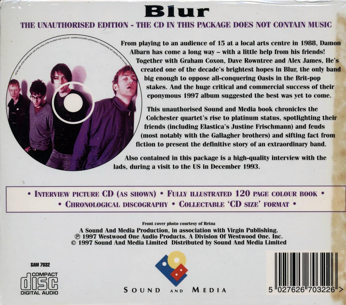 Blur - Fully Illustrated & Interview Disc: The Unauthorised Edition (incl. large booklet)