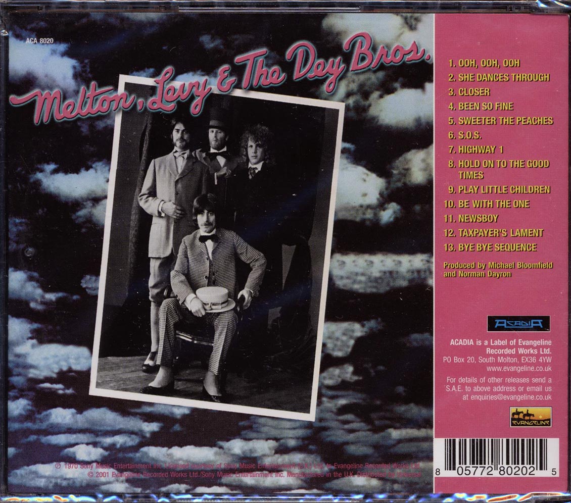 Barry Melton, Jay Levy, Rick Dey, Tony Dey - Melton, Levy & The Dey Bros.