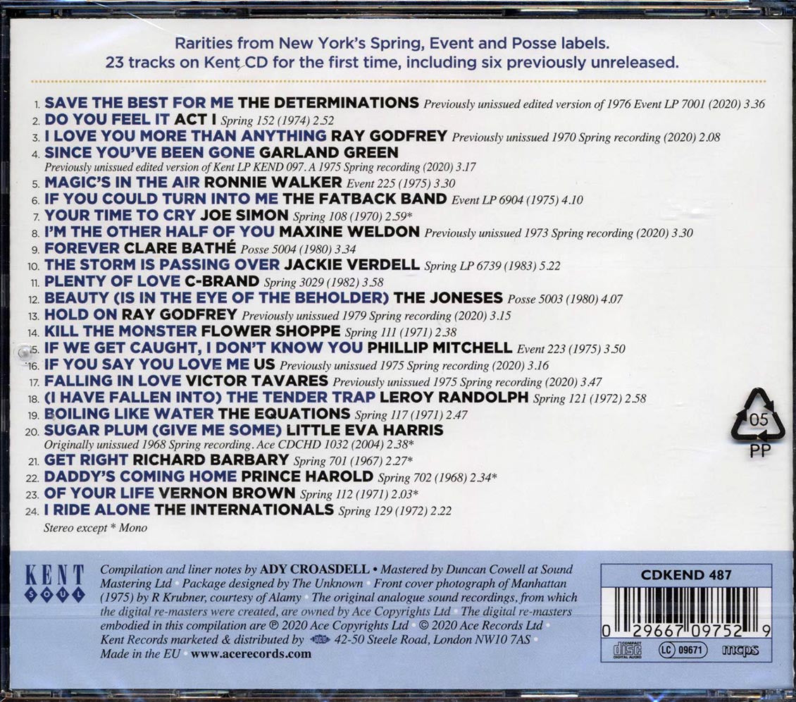 The Determinations, Act 1, Ray Godfrey, Garland Green, Etc. - Spring NYC Soul