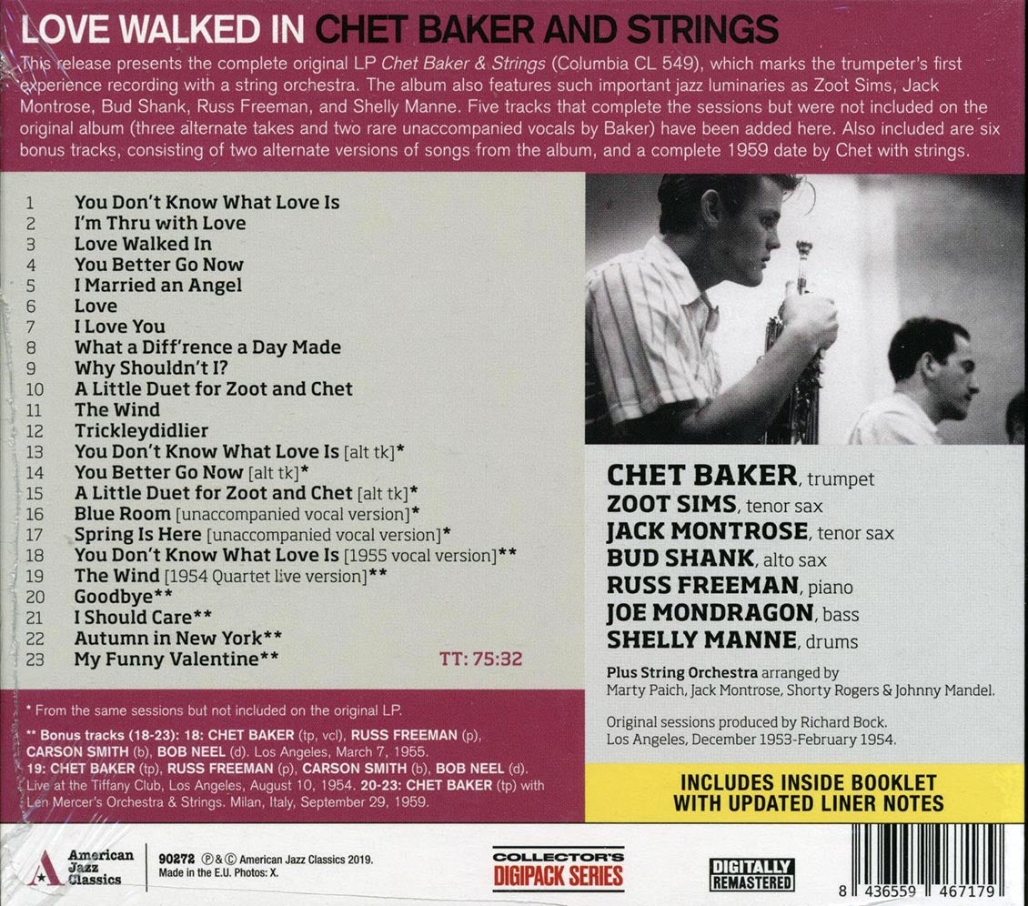 Chet Baker - Love Walked In