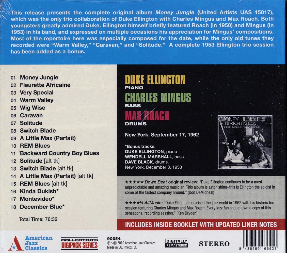 Duke Ellington, Charles Mingus, Max Roach - Money Jungle