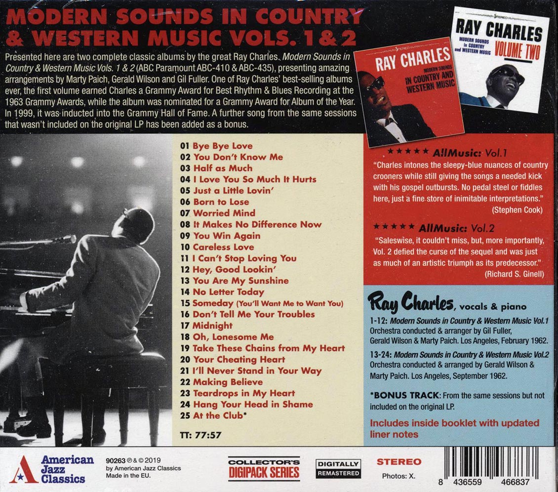 Ray Charles - Modern Sounds In Country & Western Music Volumes 1 & 2