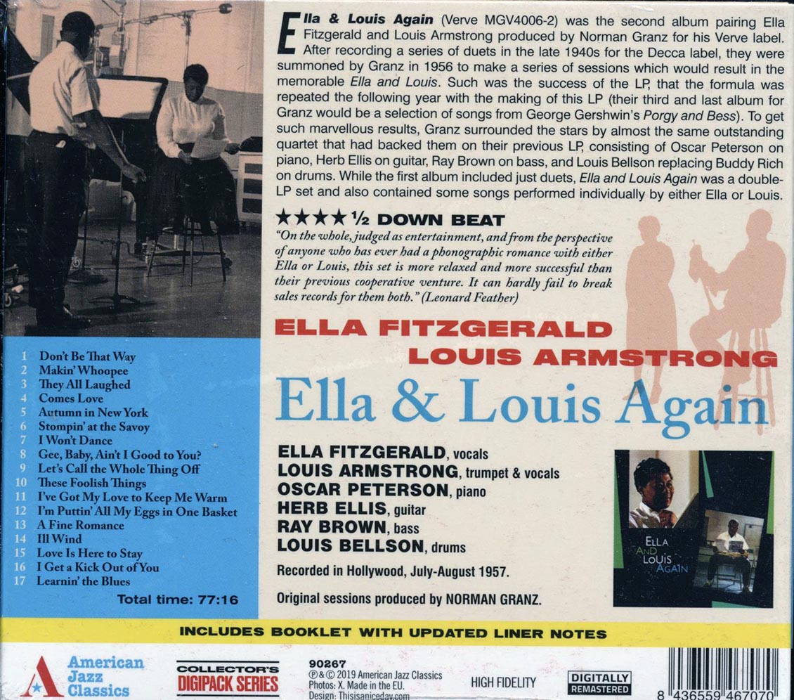 Ella Fitzgerald, Louis Armstrong - Ella & Louis Again