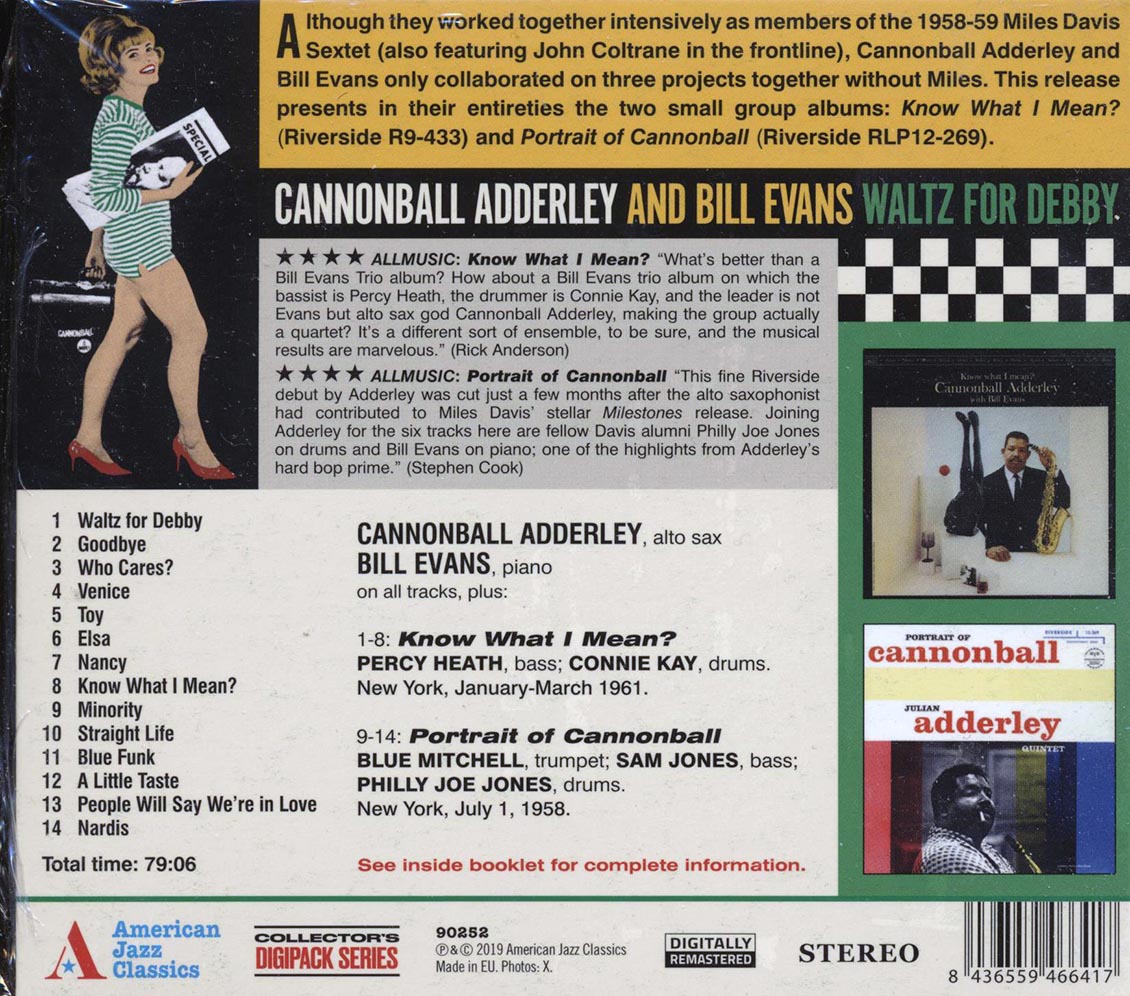 Cannonball Adderley, Bill Evans - Waltz For Debby