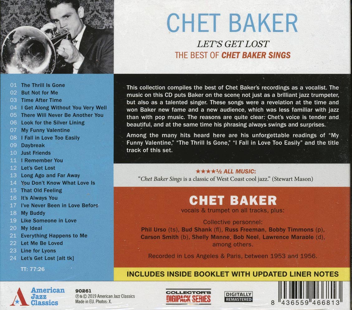 Chet Baker - Let's Get Lost: The Best Of Chet Baker Sings