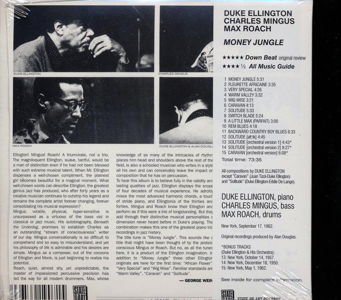 Duke Ellington, Charles Mingus, Max Roach - Money Jungle