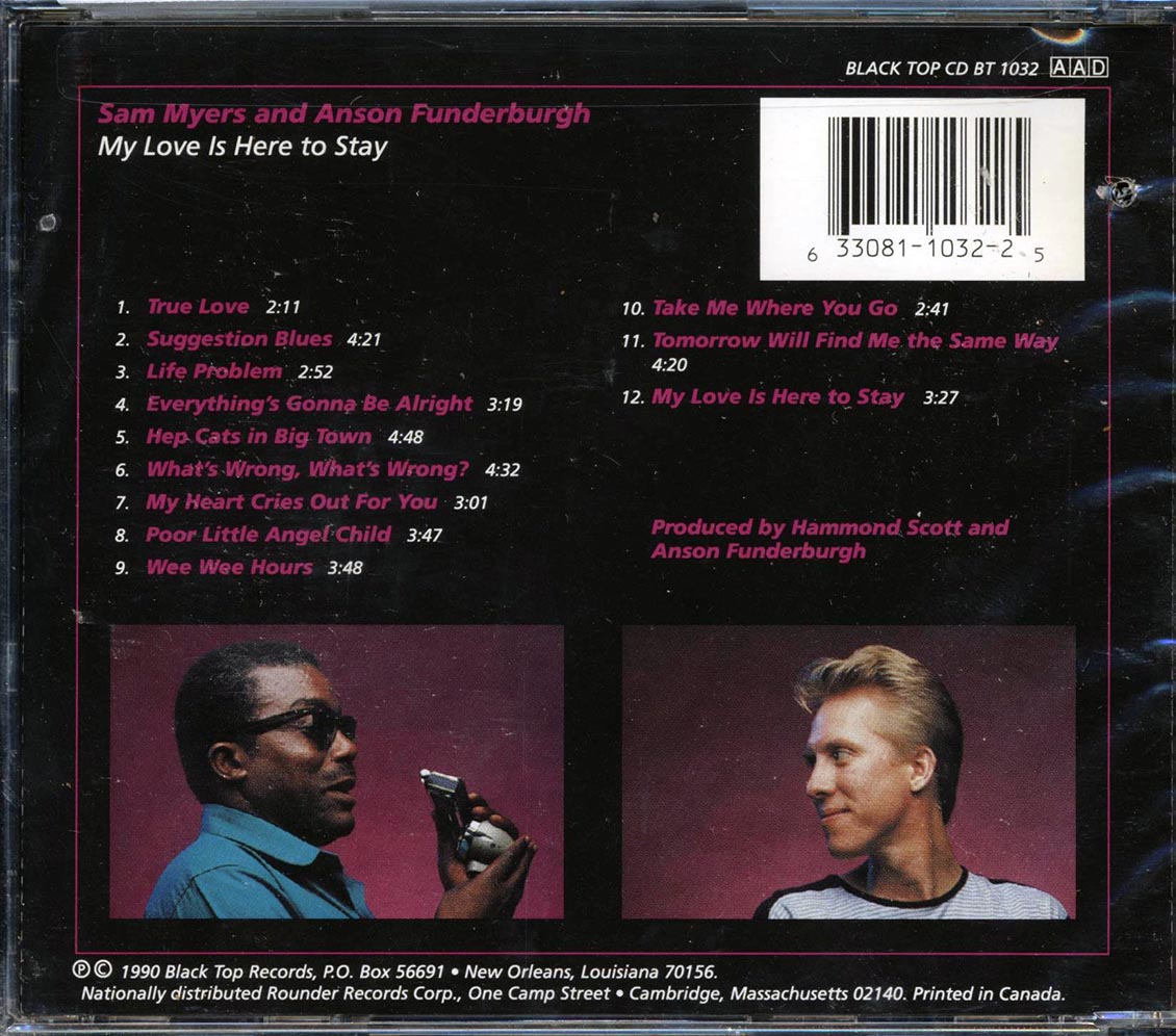 Sam Myers, Anson Funderburgh - My Love Is Here To Stay (marked/ltd stock)