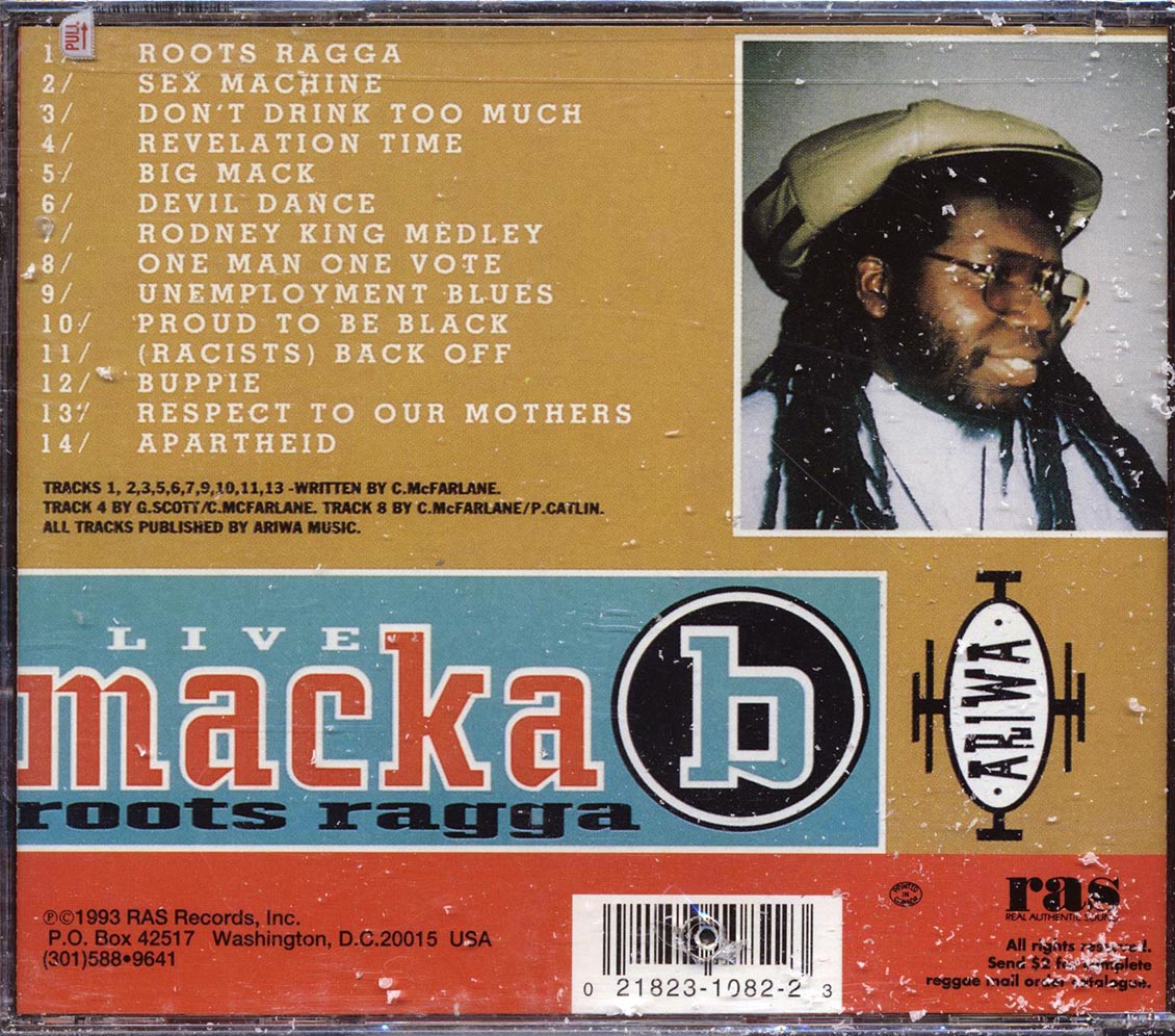 Macka B - Roots Ragga: Recorded Live In Concert At Spain, Germany And Japan (marked/ltd stock)