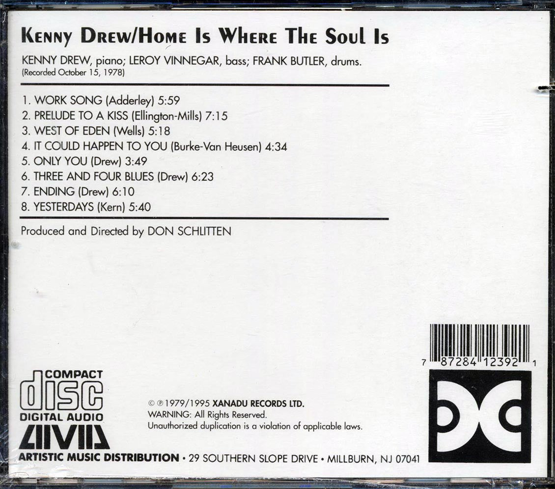 Kenny Drew - Home Is Where The Soul Is (marked/ltd stock)