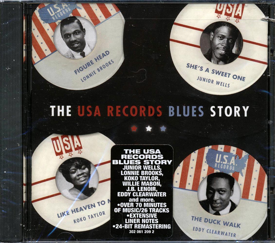 Jr. Wells, Lonnie Brooks, Eddy Clearwater, Etc. - The USA Records Blues Story (26 tracks) (marked/ltd stock) (remastered) (24-bit mastering)