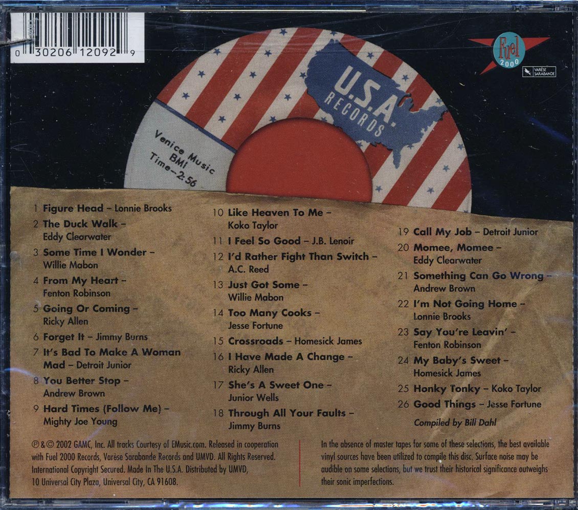 Jr. Wells, Lonnie Brooks, Eddy Clearwater, Etc. - The USA Records Blues Story (26 tracks) (marked/ltd stock) (remastered) (24-bit mastering)