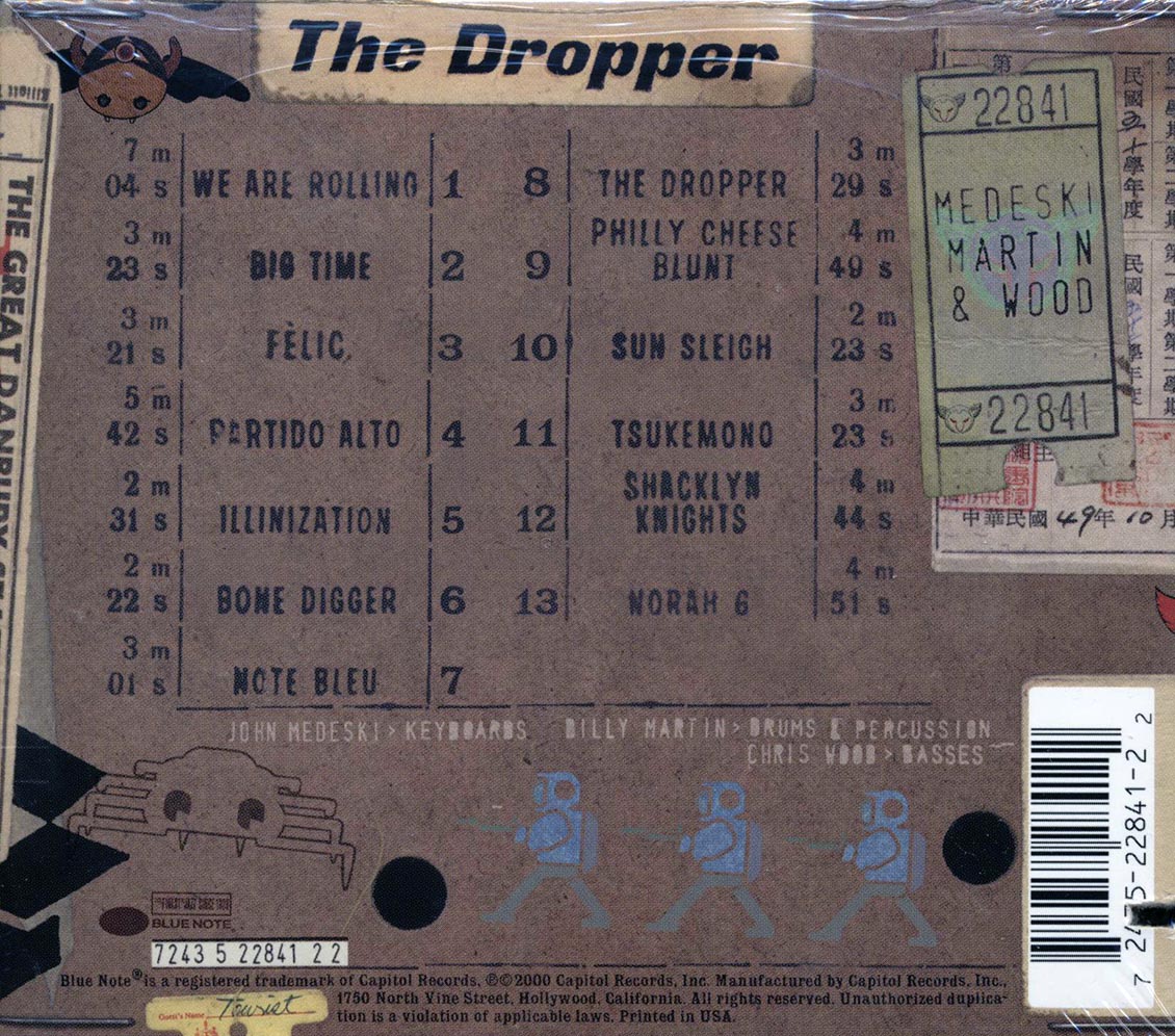 Medeski Martin & Wood - The Dropper (marked/ltd stock) (deluxe 3-fold digipak)