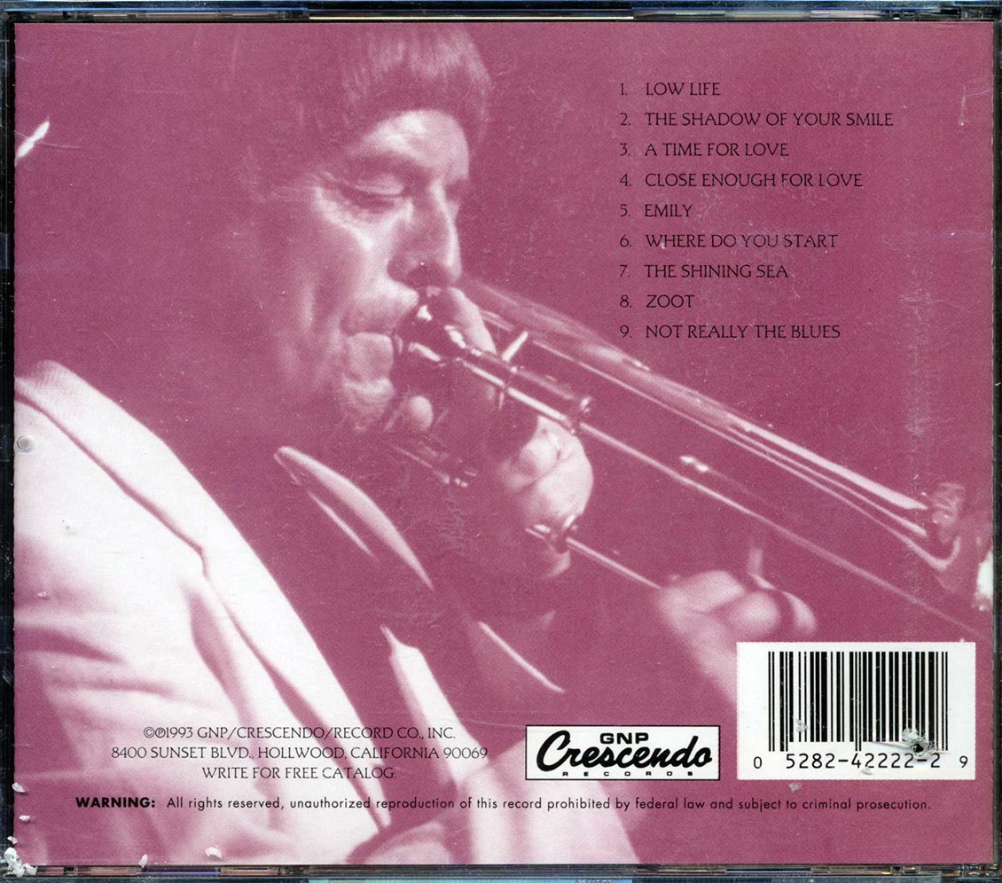 Bill Watrous - A Time For Love: Bill Watrous Plays The Musc Of Johnny Mandel (marked/ltd stock)