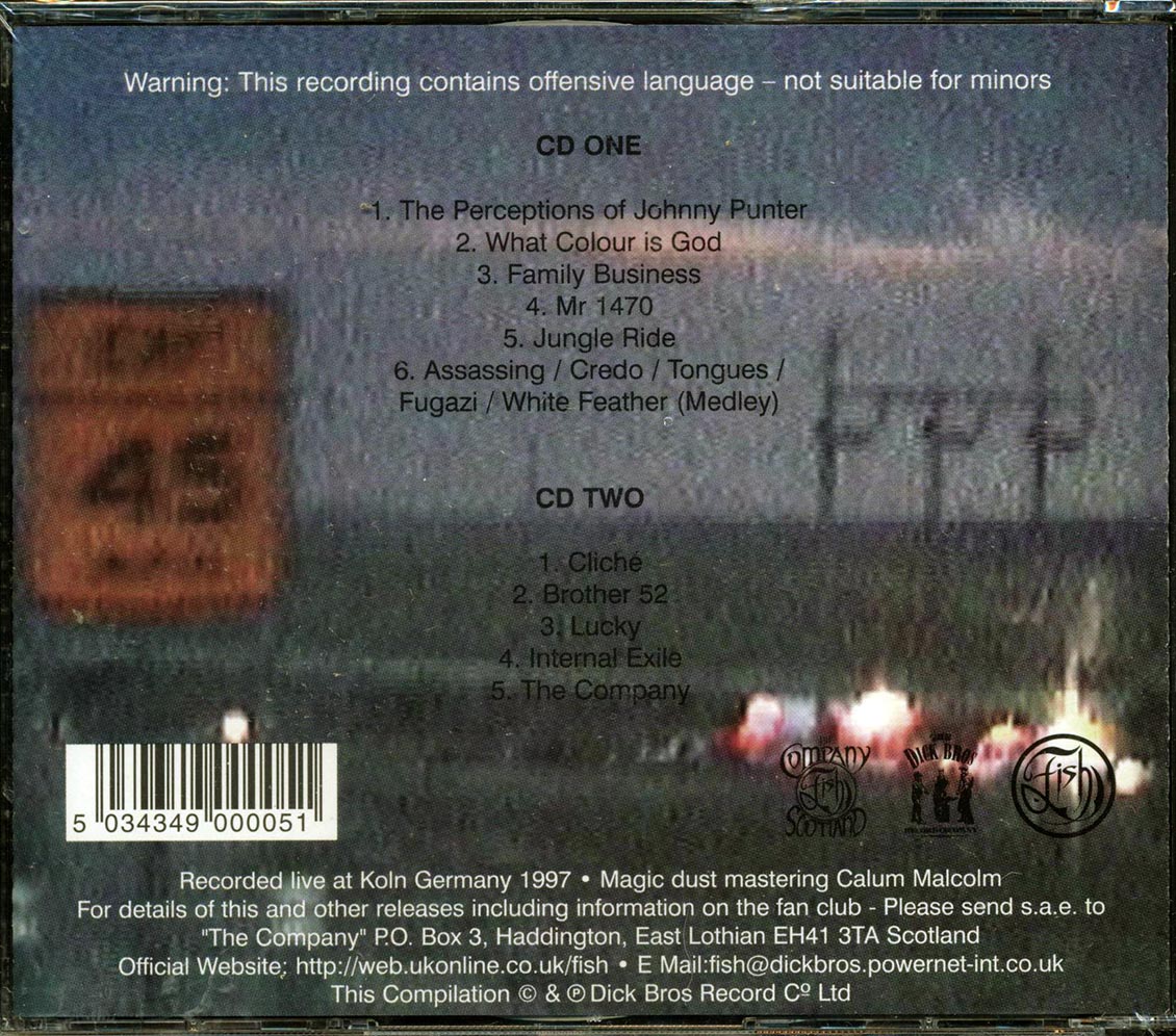 Fish - Tales From The Big Bus (2xCD)