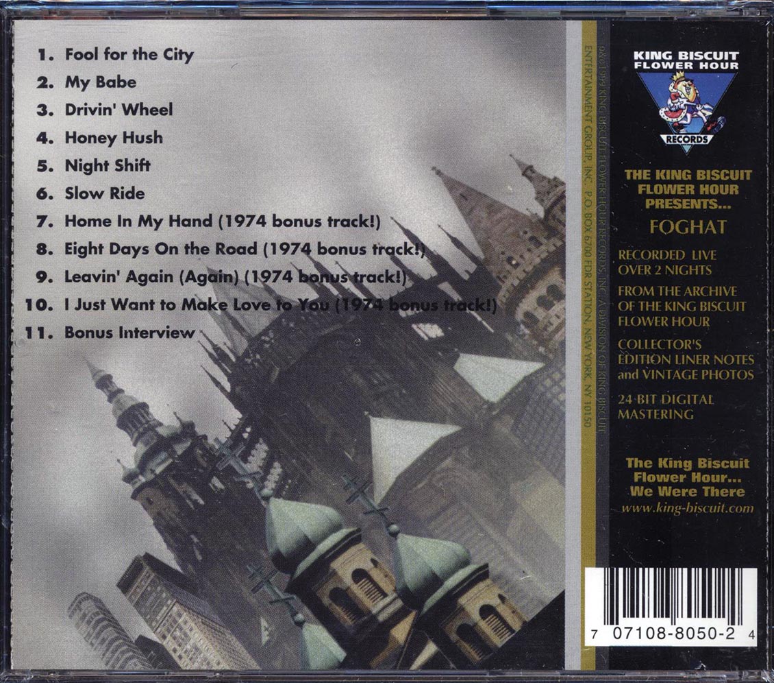 Foghat - King Biscuit Flower Hour