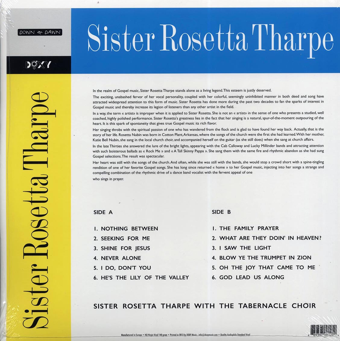 Sister Rosetta Tharpe - Sister Rosetta Tharpe With The Tabernacle Choir