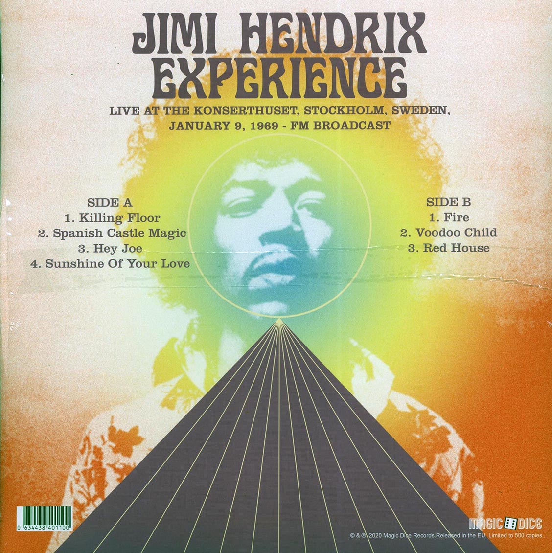 The Jimi Hendrix Experience - Live At The Konserthuset, Stockholm, Sweden, January 9, 1969 FM Broadcast (ltd. 500 copies made)