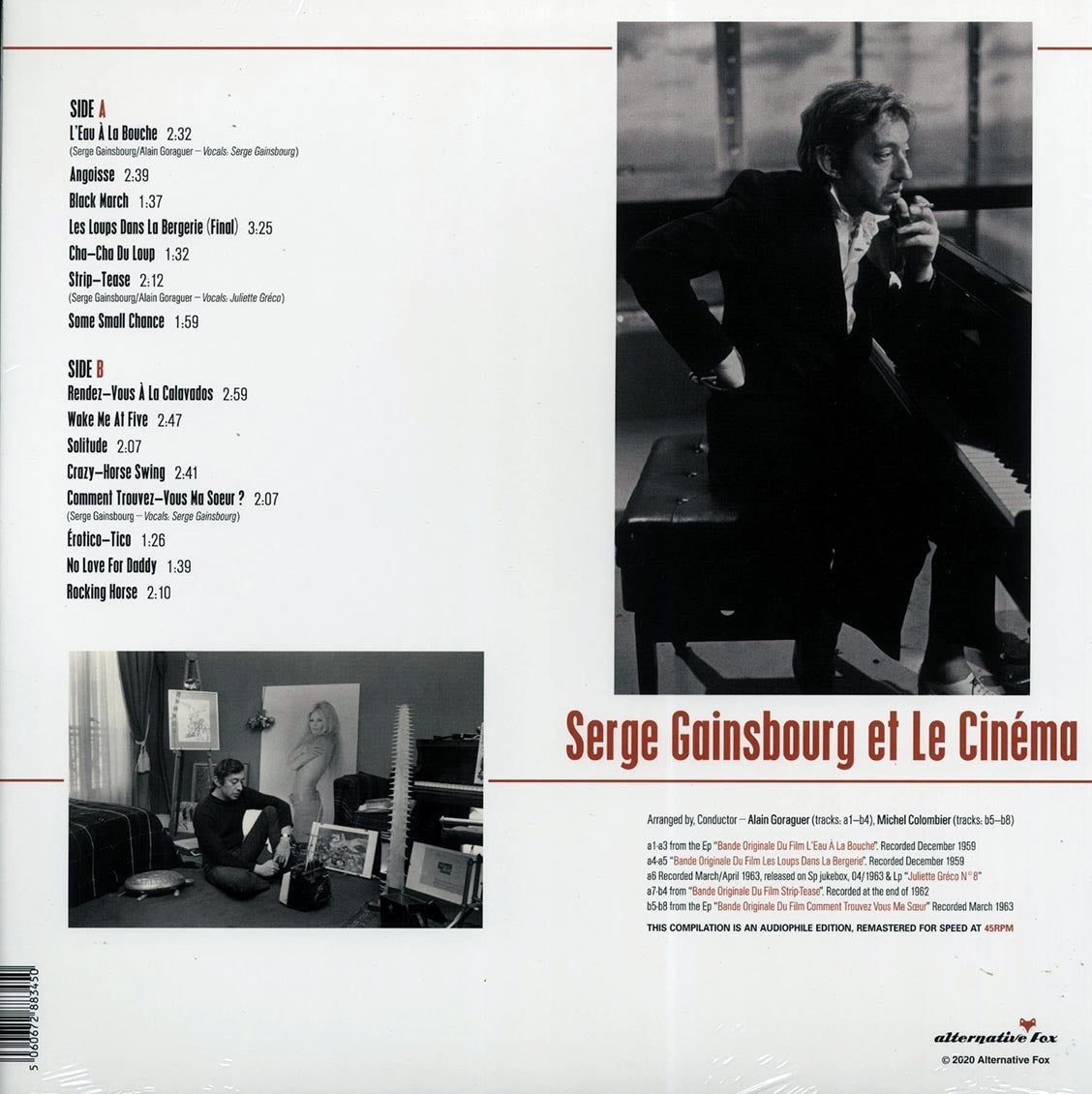 Serge Gainsbourg - Et Le Cinema (45rpm) (remastered)