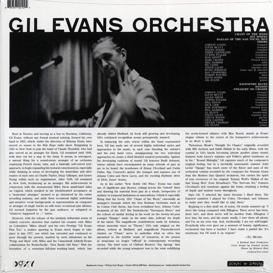 The Gil Evans Orchestra - Great Jazz Standards Featuring John Coles