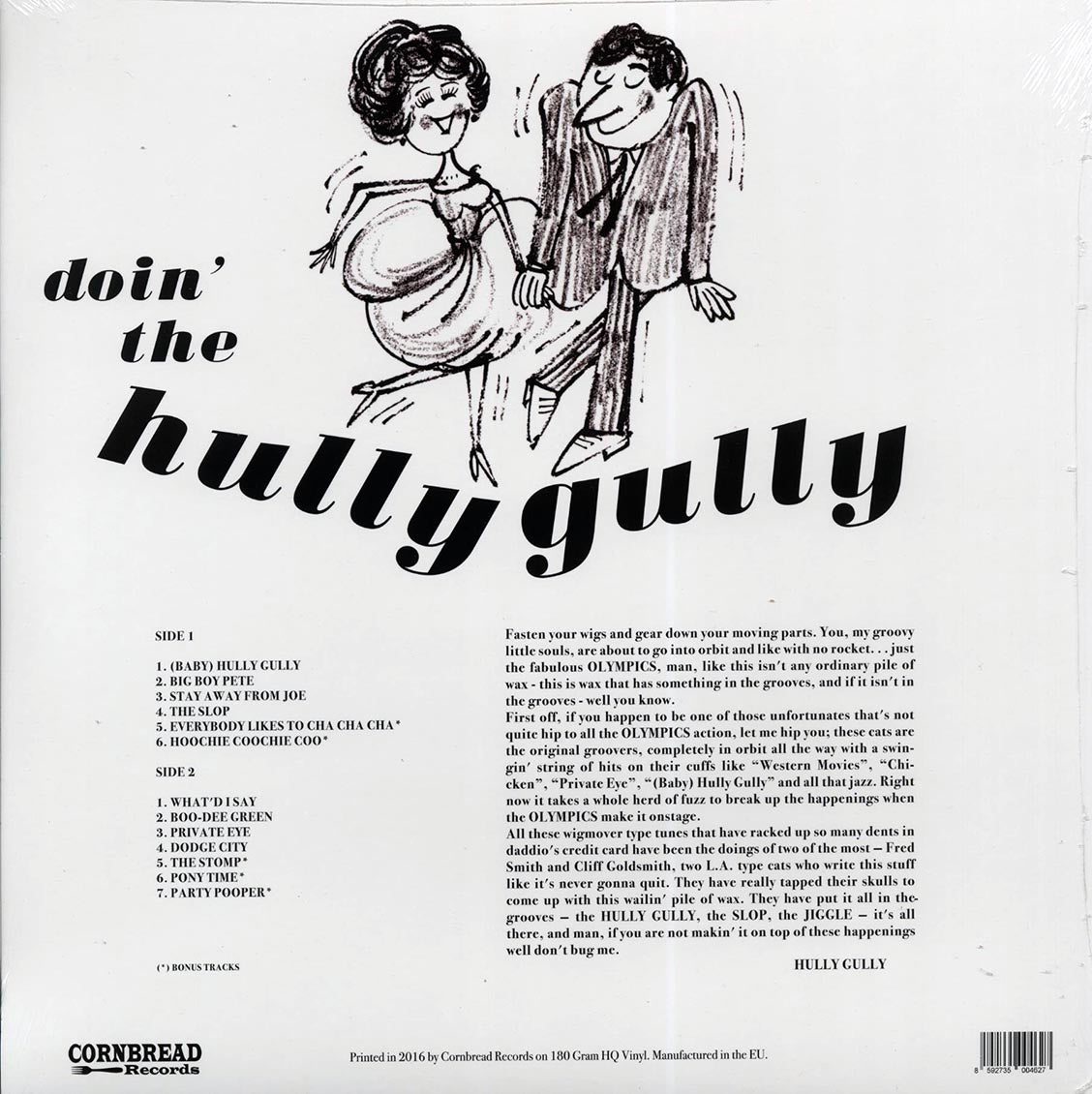 The Olympics - Doin' The Hully Gully (+ 5 bonus tracks) (incl. mp3) (180g) (remastered)