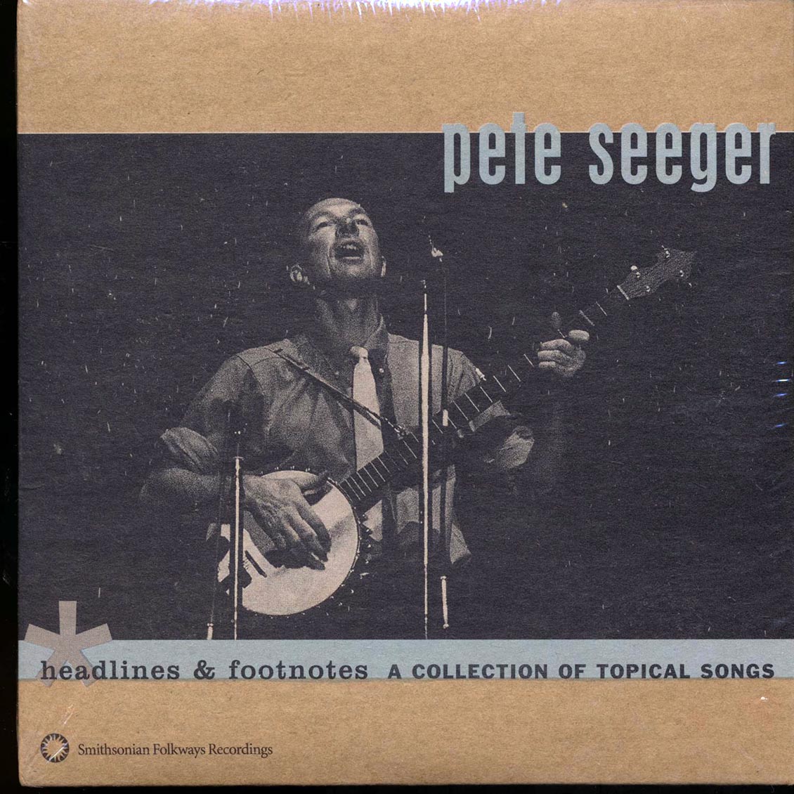 Pete Seeger - Headlines & Footnotes: A Collection Of Topical Songs (deluxe mini-LP slipsleeve edition)