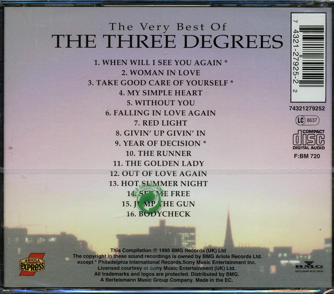 The Three Degrees - The Very Best Of The Three Degrees